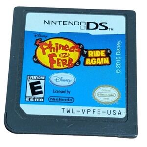 Phineas and Ferb Ride‎ Again Nintendo DS Game Cartridge - Cartridge Only